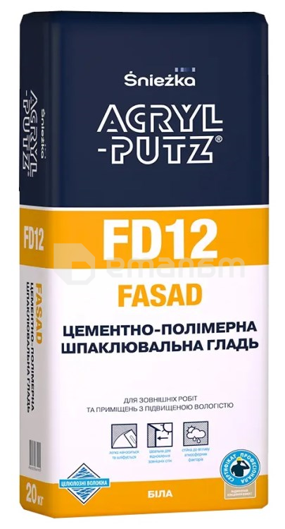 ფითხი Sniezka Acryl-Putz FD12 Fasad 20 კგ