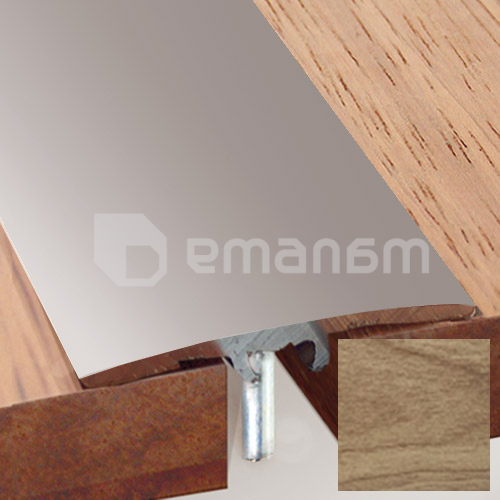 ზღურბლი VOX Impresor VA68 ალუმინის 30/1800 მმ. მუხა თაფლისფერი