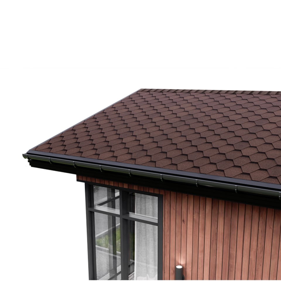 კრამიტი ბიტუმის ყავისფერი ROOFMAST Sonata 3,4 მ²