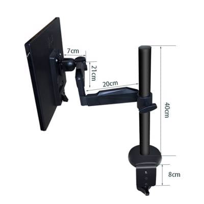 მონიტორის საკიდი Allscreen MB1427H, 14"-17", Monitor Mount, Black