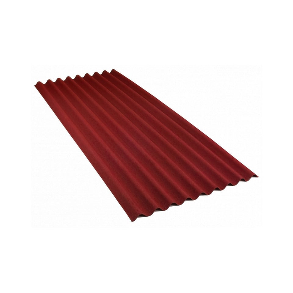 ევროშიფერი წითელი/ცალი (200*97სმ, სისქე 3მმ) ONDULINE