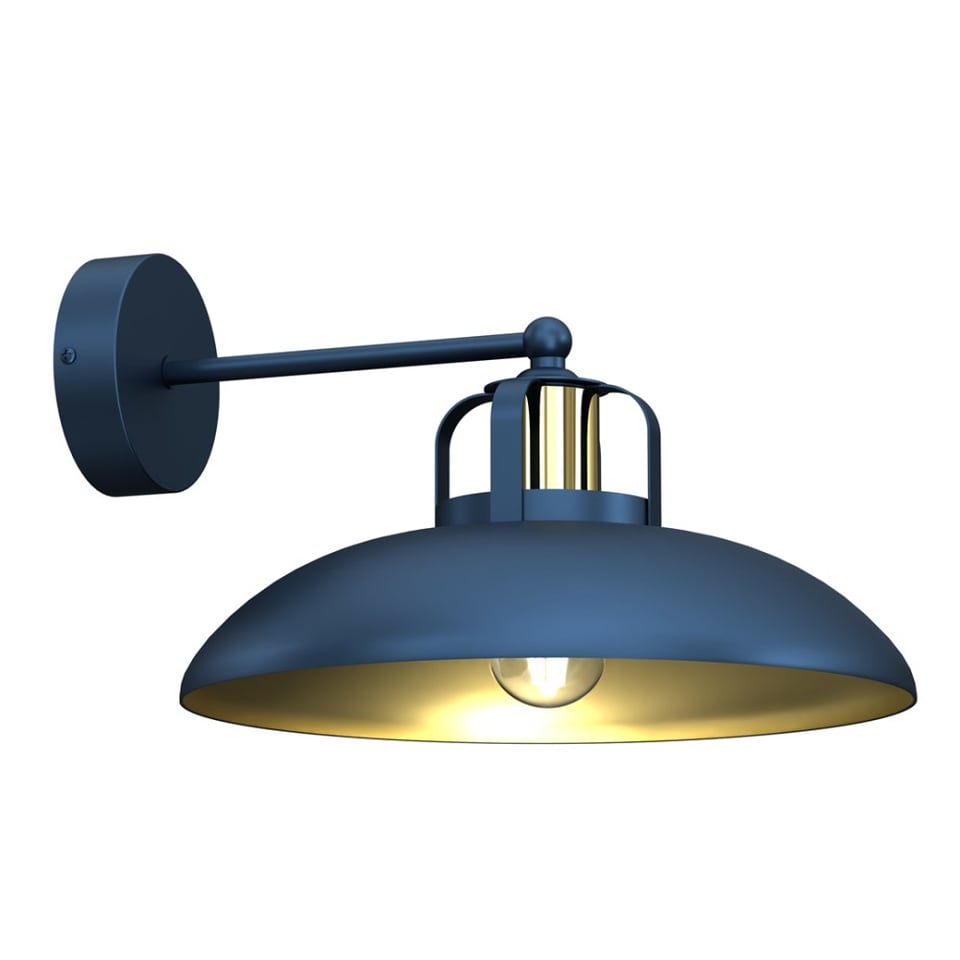 ბრა Milagro MLP7712 1 E27 FELIX NAVY BLUE GOLD
