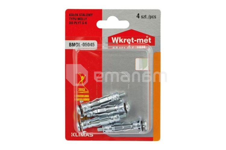 ანკერი Wkret-met Molly BMOL-05045 M5x45 მმ 4 ც