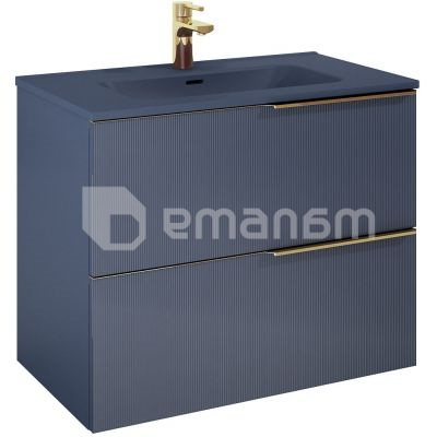 აბაზანის ავეჯი Elita  ''SOHO 80'' BLUE MATT (ლურჯი,მქრქალი,დასაკიდი)