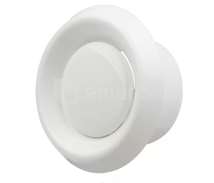 დიფუზორი ვენტილაციის პლასმასის (უნივერსალრი) Europlast VD100