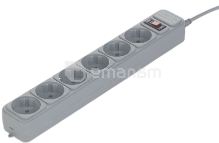 ქსელის დამცავი Gembird 6х1.8მ 4.5kW  SPG6-B-6C
