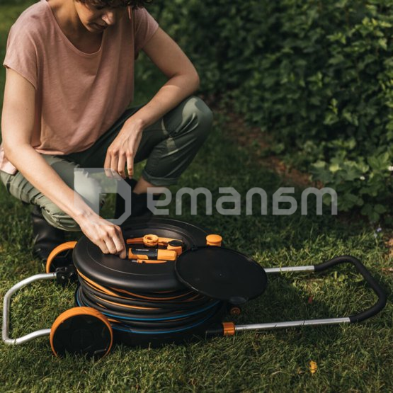 შლანგი კოჭით Fiskars 1023643 1/2" 20+1.5 მ