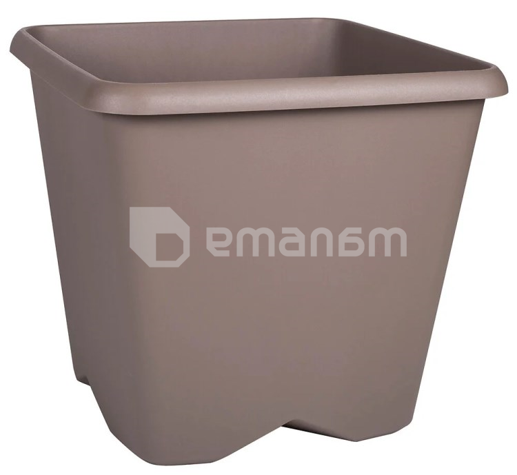 ქოთანი პლასტმასის EDA Plastiques POT CHORUS CARRE 40x40x36,4სმ 35,6ლ