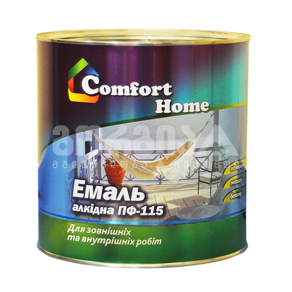 ემალის საღებავი ПФ115 ლურჯი 0.8კგ  COMFORT HOME