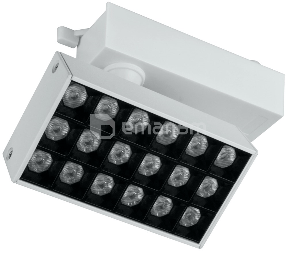 სანათი ტრეკი DPM LED X-LINE 10W 4000K 900Lm თეთრი STR2-10W-W