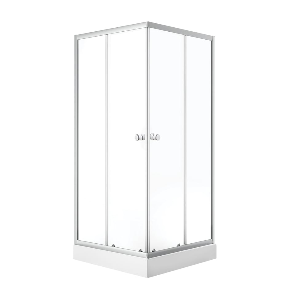 კაბინა SW-824S 900*900*1950 cm ოთხკუთხედი, საშხაპე ძირით