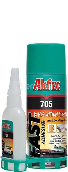 წებო აქტივატორით Akfix 705 400 მლ + 100 გ