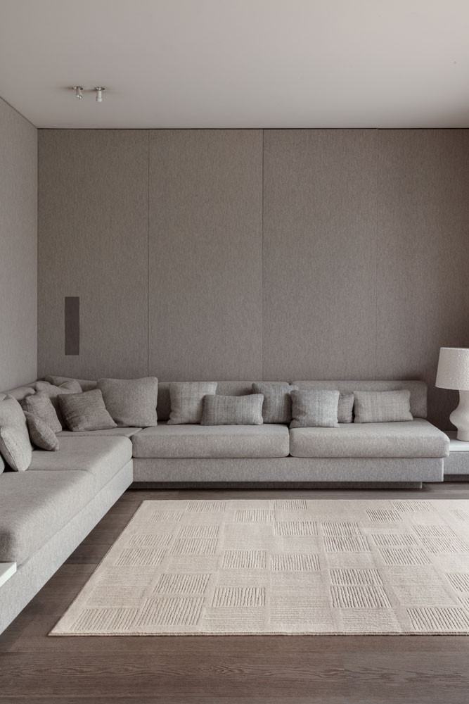 ხალიჩა OSTA TEXTURA 488-20-LA 100 100% WOOL 120x170 სმ