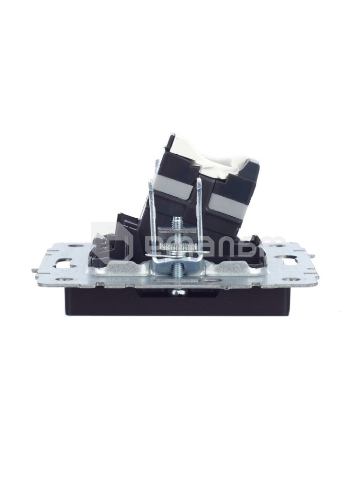 როზეტი IEK BRITE RJ45 cat5E RG45 РК10-БрЧ შავი