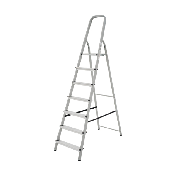 მეტალის კიბე კომბინირებული 7 საფეხურით