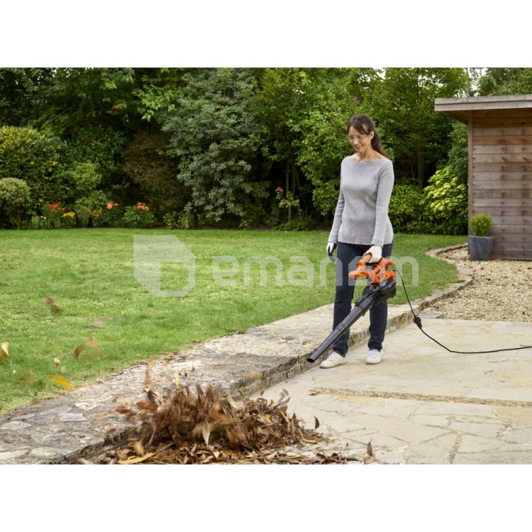 მტვერსასრუტი ბაღის Black+Decker BEBLV260-QS 2600W