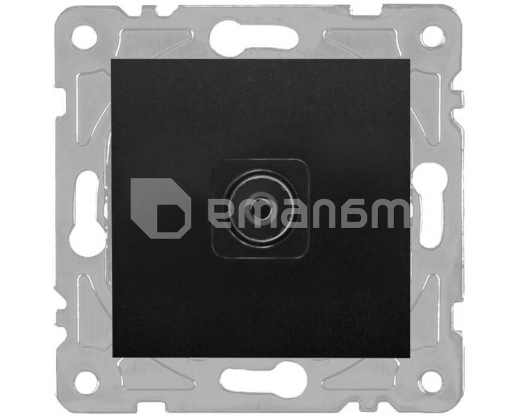 როზეტი TDM TV QUAD შავი