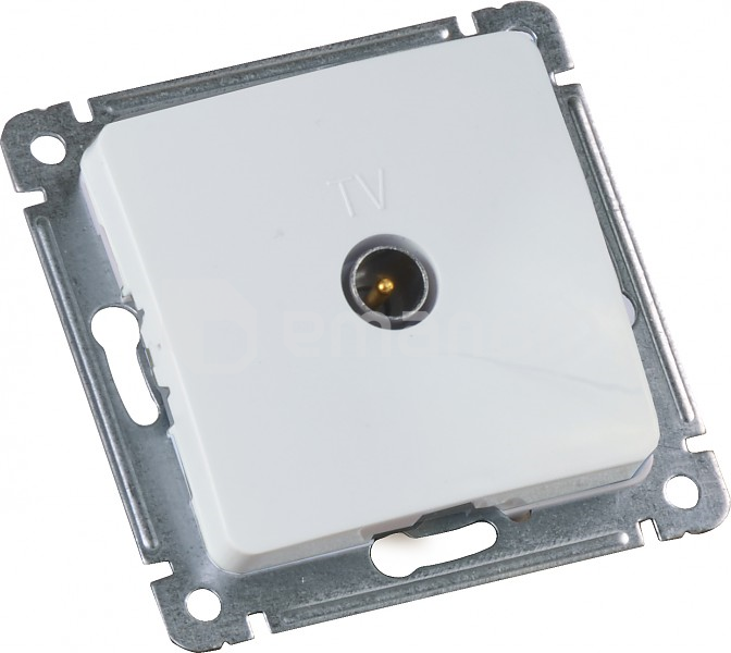 როზეტი TV  თეთრი HEGEL ALFA RCTB-401