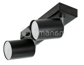 სპოტი ADVITI DOA SP GU10 2x MAX 50W შავი ADVITI