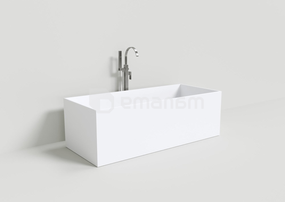 ხელოვნური ქვის აბაზანა Alex Baitler AB2120090 Solid Surface 1600x720x560 მმ