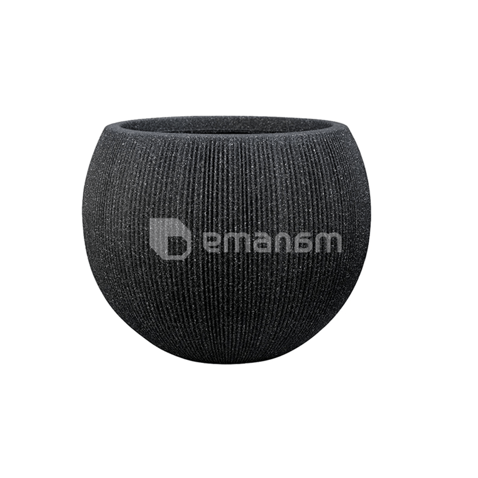 კერამიკული ქოთანი Mega Collections Titan Hera Bowl Pot Anthracite D37H30