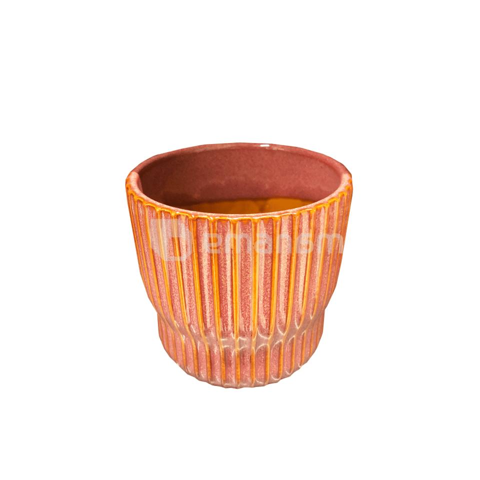 ქოთანი კერამიკული 5 assorted PDQ - h13xd14cm