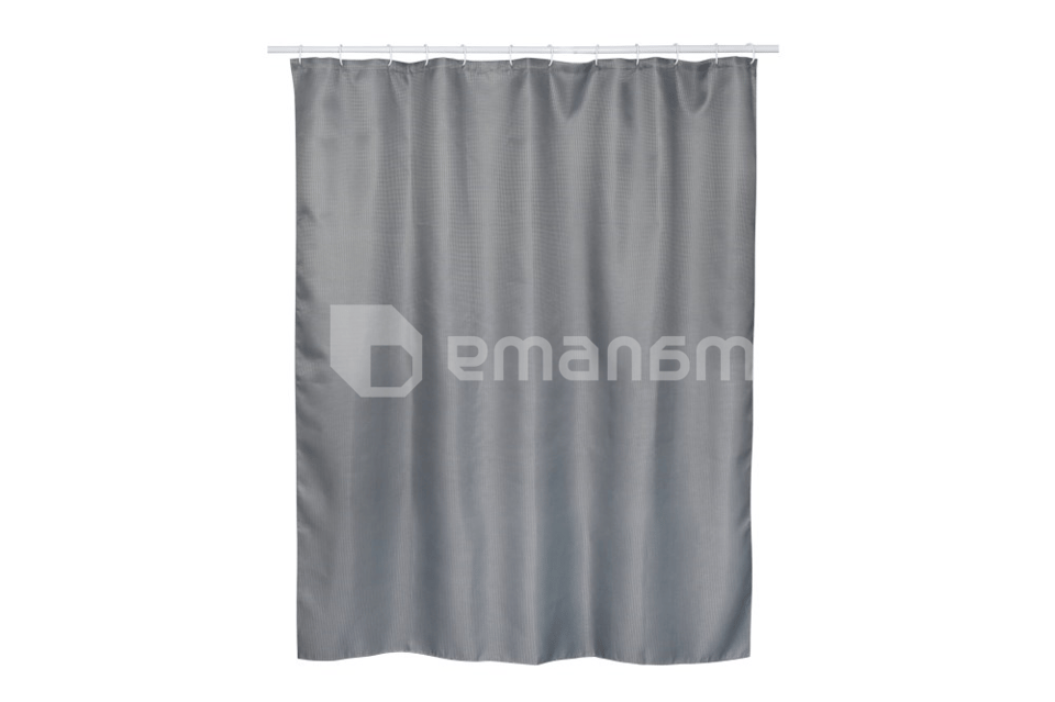 აბაზანის ფარდა Bisk Rist polyester 180x200 Grey
