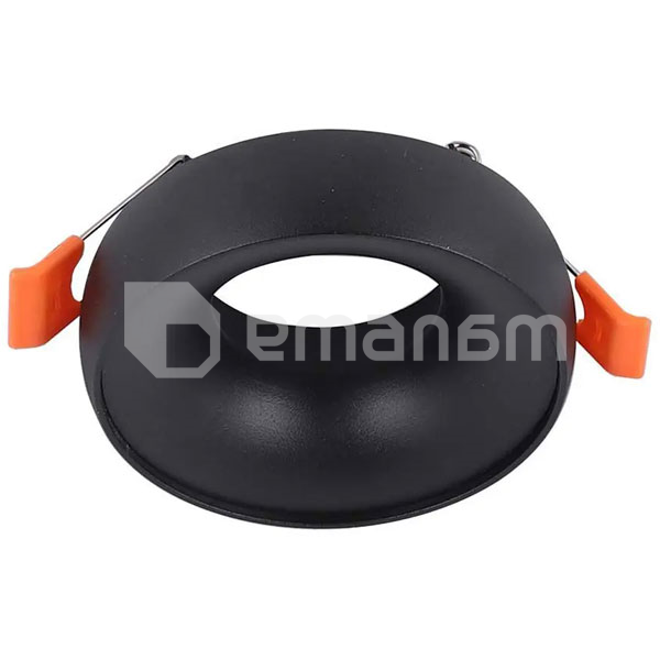 წერტილოვანი სანათი V-TAC GU10 შავი 6696