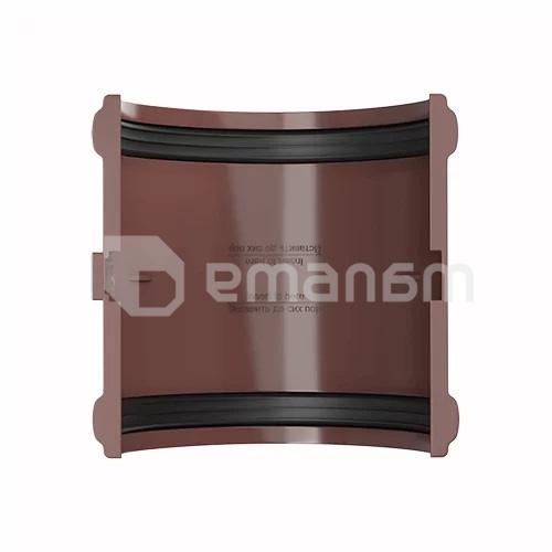 ღარის შემაერთებელი Technonicol 125/82 PVC ყავისფერი