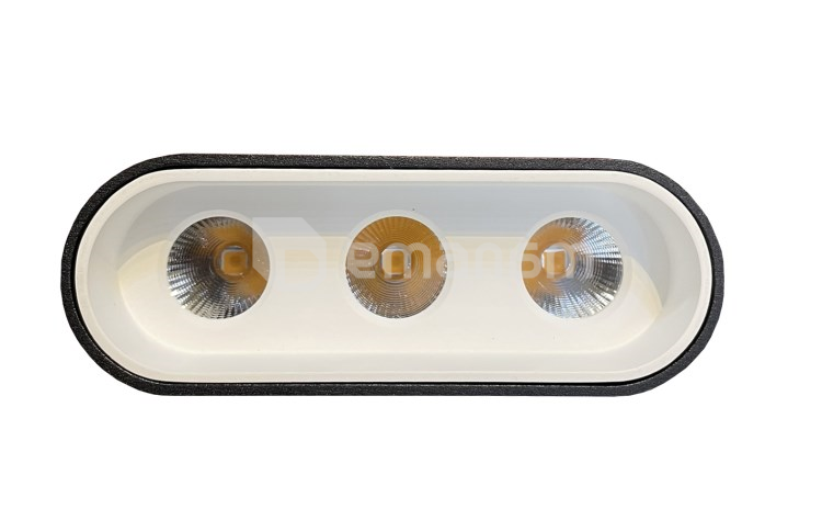 დაუნლაითი MIRAS 7W MR151 ალუმინი BK+WH