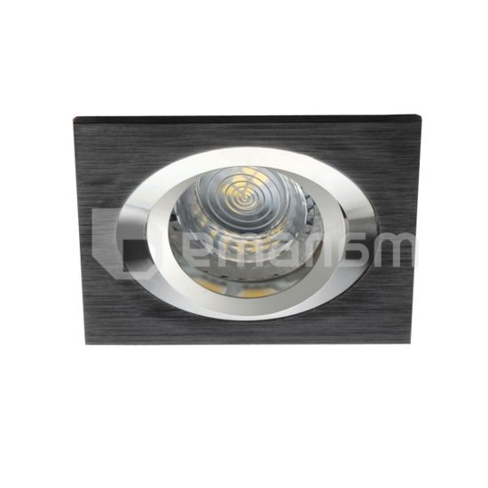 სანათი წერტილოვანი ანოდირებული Kanlux SEIDY CT-DTL50-B GX5.3 1x MAX 10W