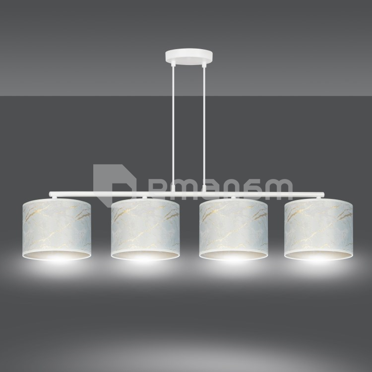 საკიდი EMIBIG Broddi 4 E27 4x MAX 60W მარმარილო თეთრი