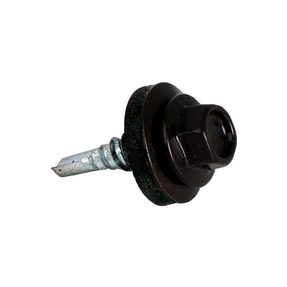 თვითმჭრელი ხრახნი რკინისთვის 5.5*19 RAL 8019