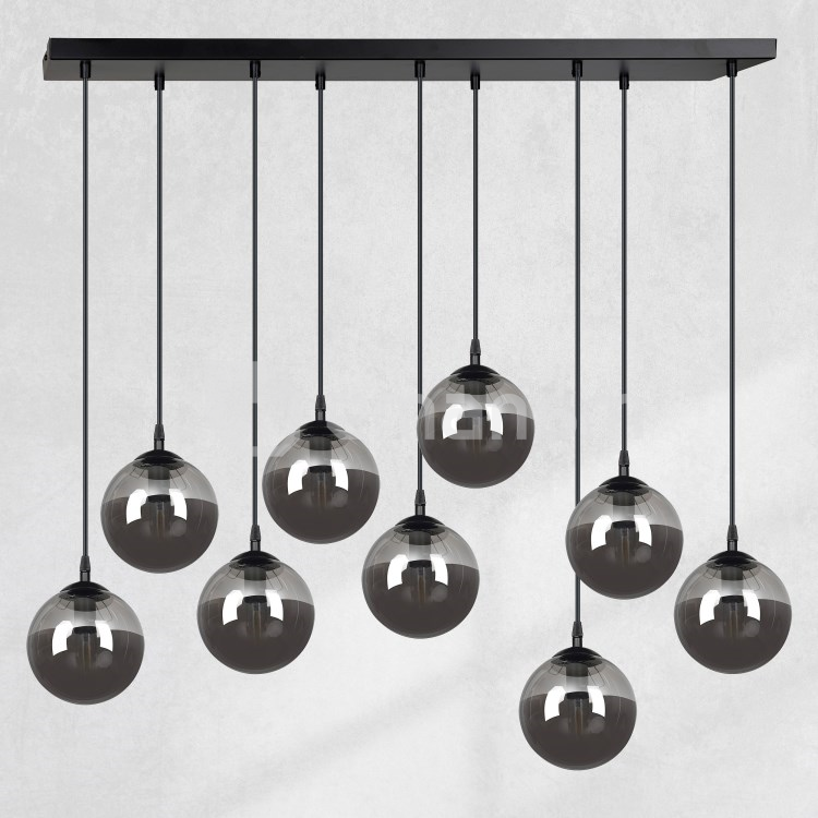 საკიდი EMIBIG Cosmo 9 E14 9x MAX 40W შავი გრაფიტი