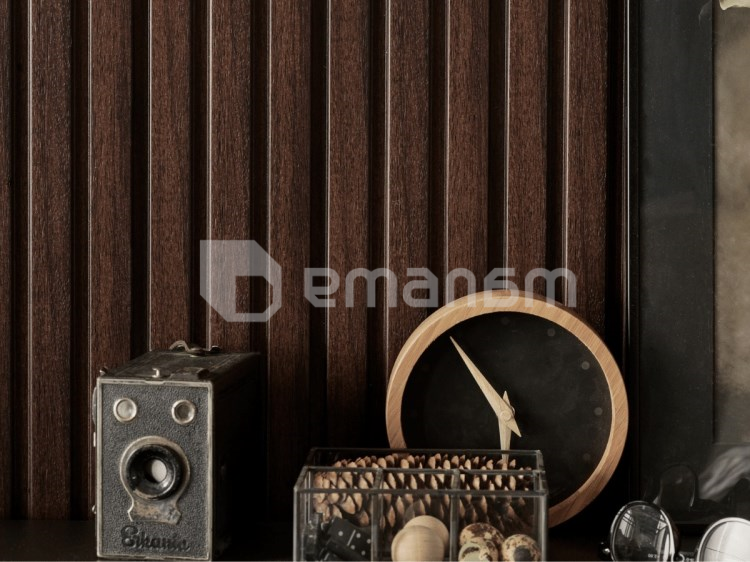 ლამელის პანელი VOX Profile Linerio M-Line Chocolate 2650x122x12 მმ