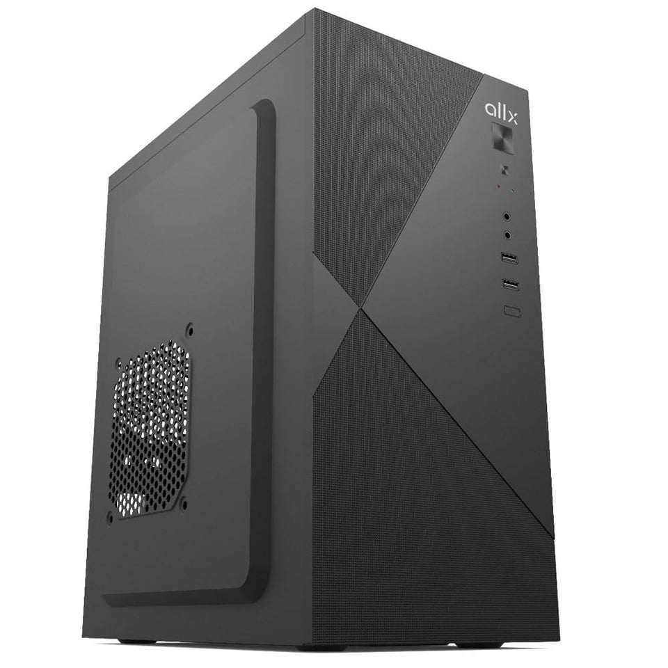 ქეისი ALLX AX-B1745 Computer Case With Power Supply 500W Micro-ATX, ITX, USB 1.1, Audio, Black
