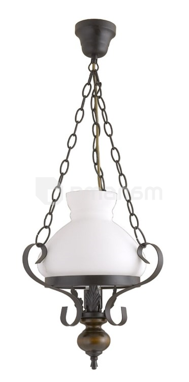 საკიდი Rabalux PETRONEL 1 Е27 ლითონი ხე შავი 7076