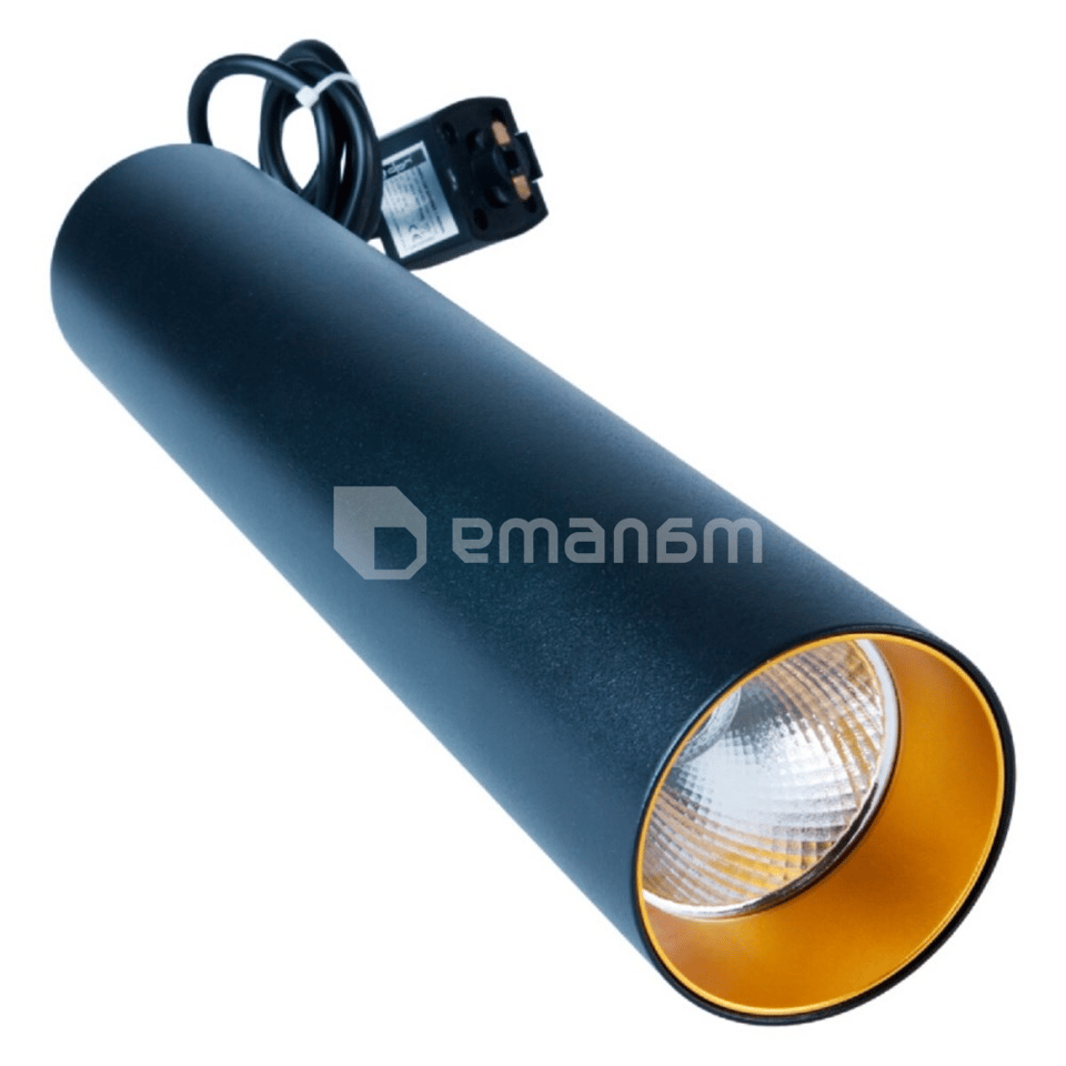 საკიდი ტრეკი DPM LED X-LINE 12W 4000K 753Lm 300მმ შავი STP-12W-30B