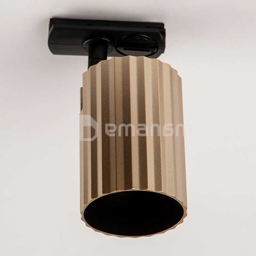 არხის სანათი New Light D8421 50W GU10 1 ოქროსფერი შავი