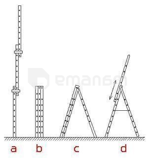 კიბე სამსექციური NV 2230309 551 სმ