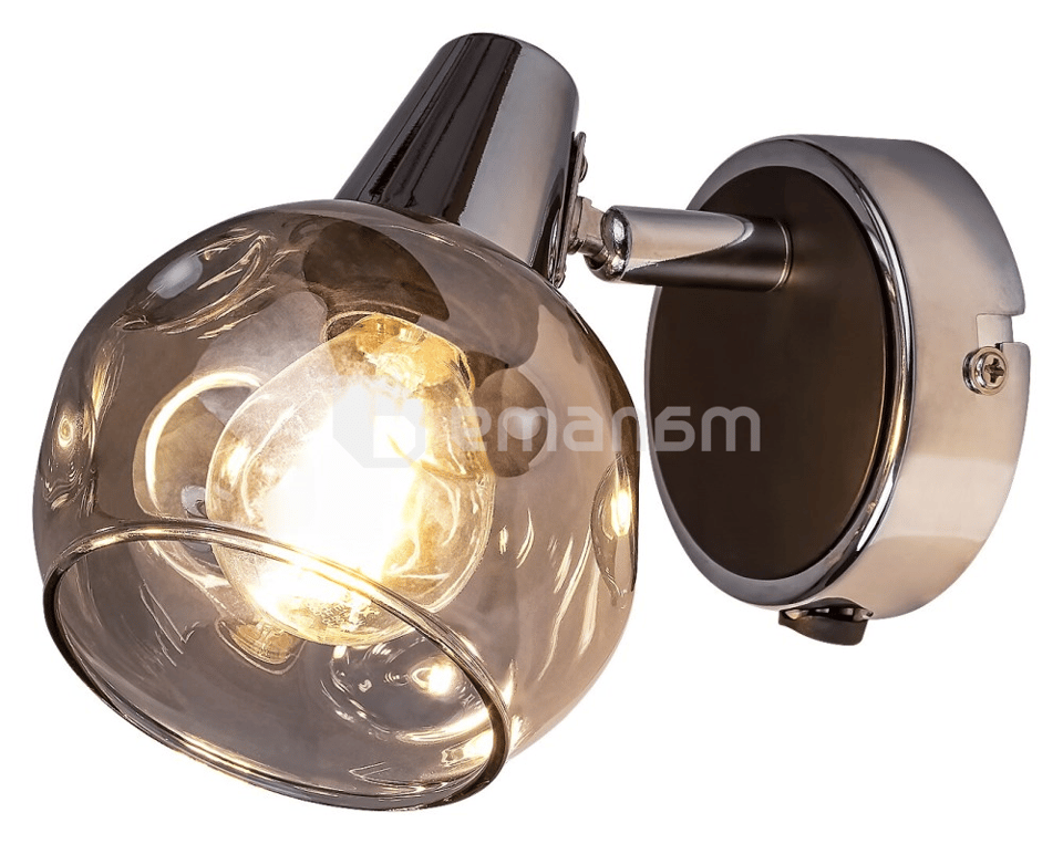 სპოტი Rabalux TAMARA 1 Е14 h125 L100 ქრომი კვამლისფერი 5346