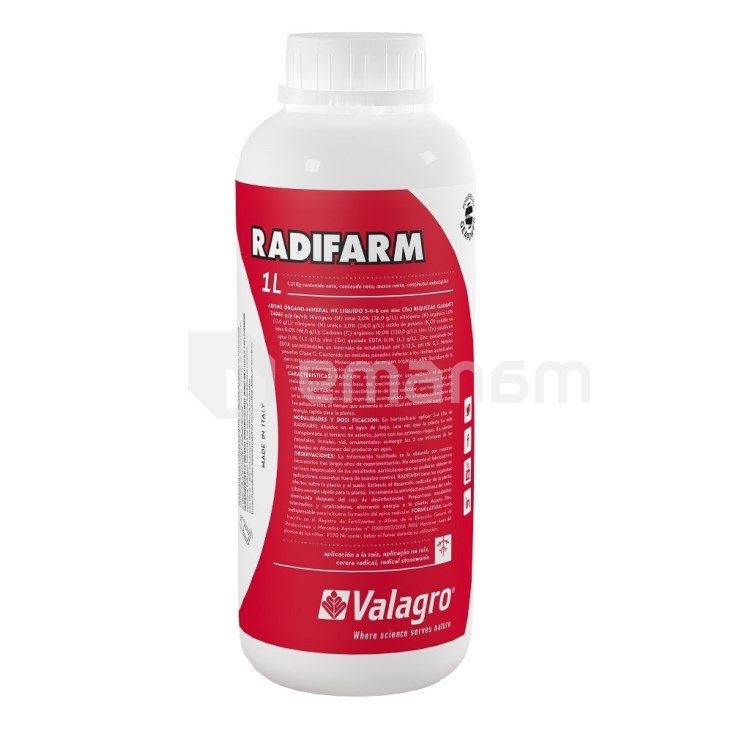 სასუქი ბიოსტიმულატორი ფესვების Valagro Radifarm 1 ლ