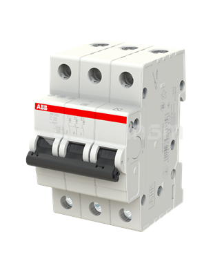 მოდულური ავტომატური ამომრთველი 240 V AC 20 A 6 kA 3 P ABB