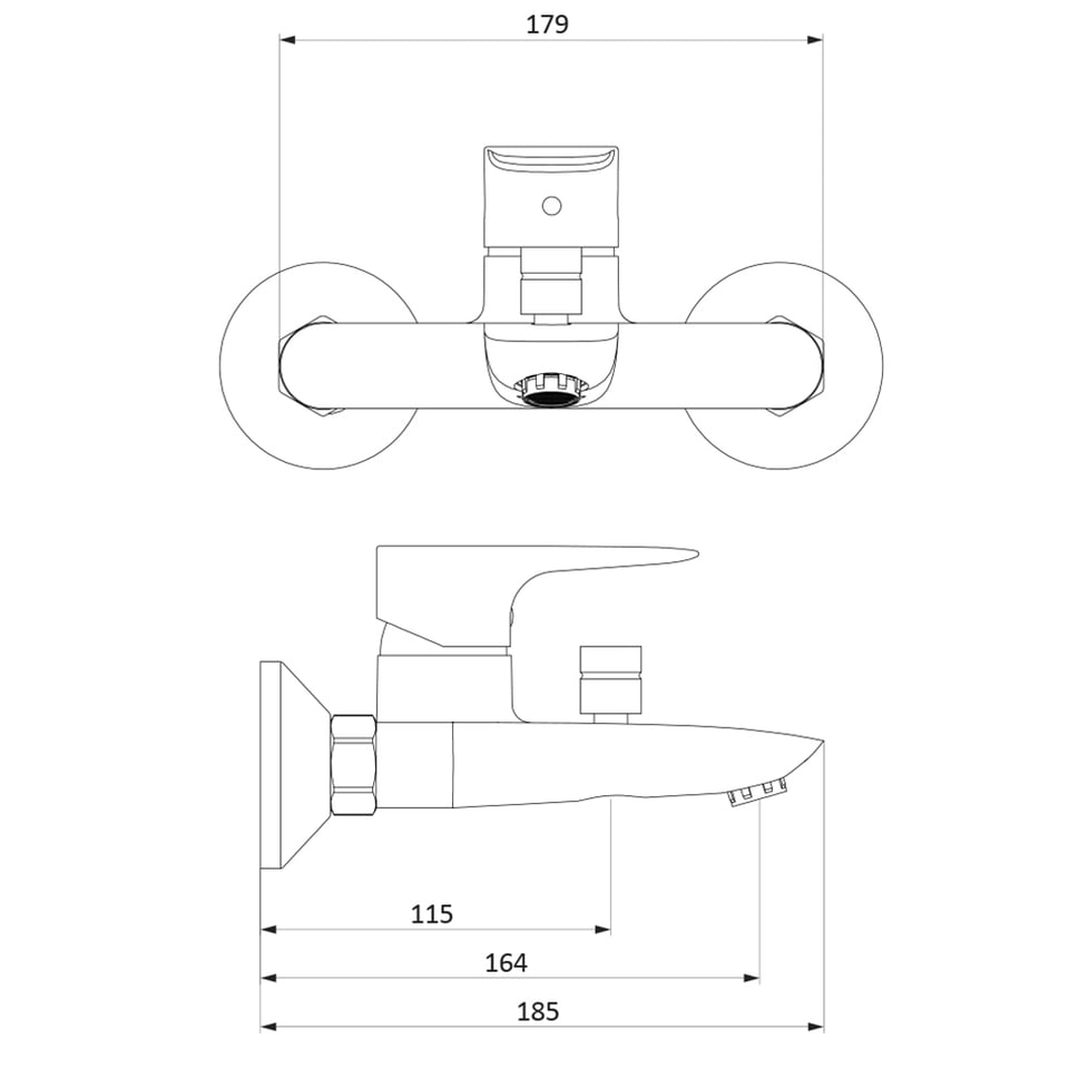 აბაზანის შემრევი  781000000 Origin Evo 2