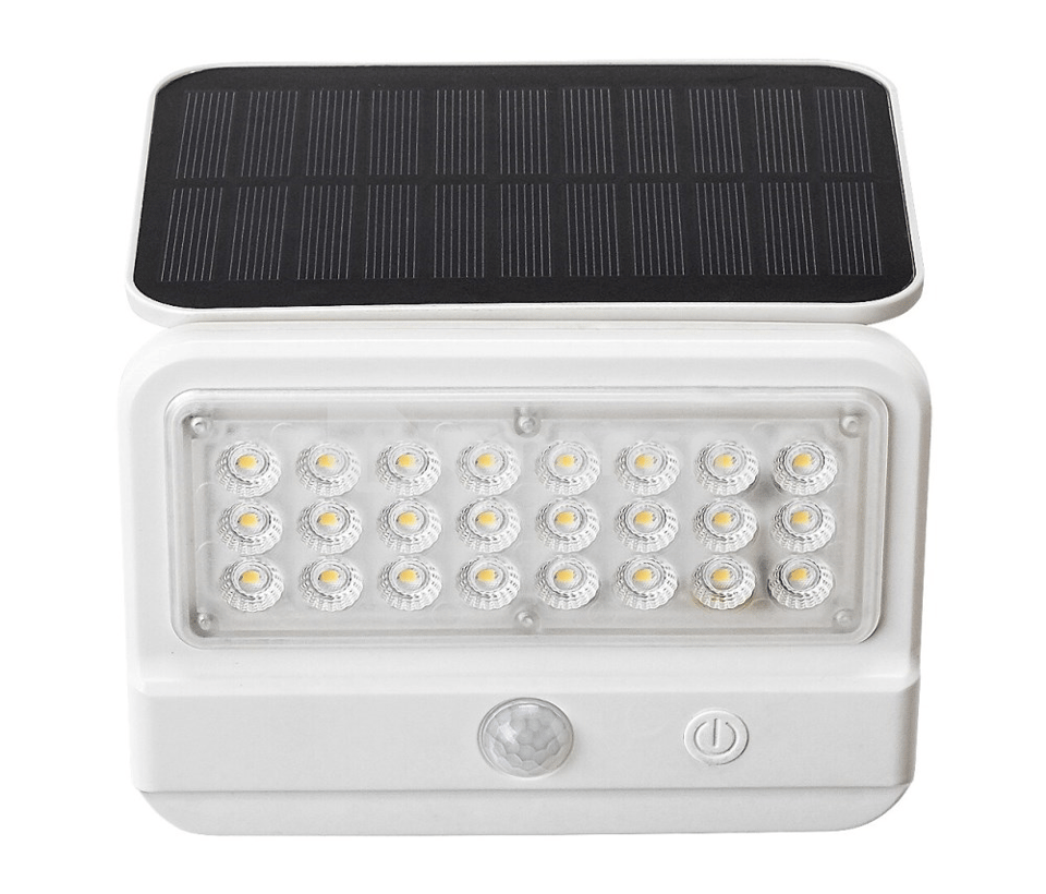 სანათი კედლის Rabalux Flaxton 7W 4000К 700Lm IP54 77090 Solar სენსორი თეთრი