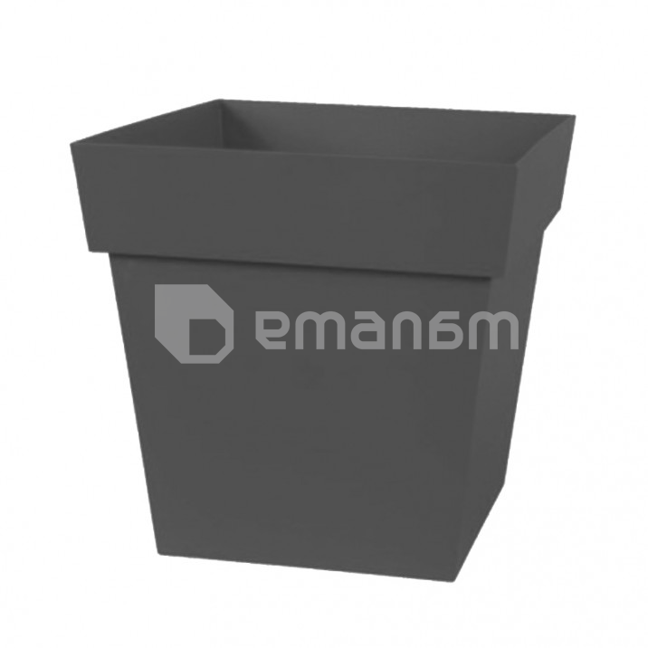 ქოთანი პლასტმასის EDA Plastiques POT TOSCANE CARRE 32 X 32 X 32სმ 22ლ