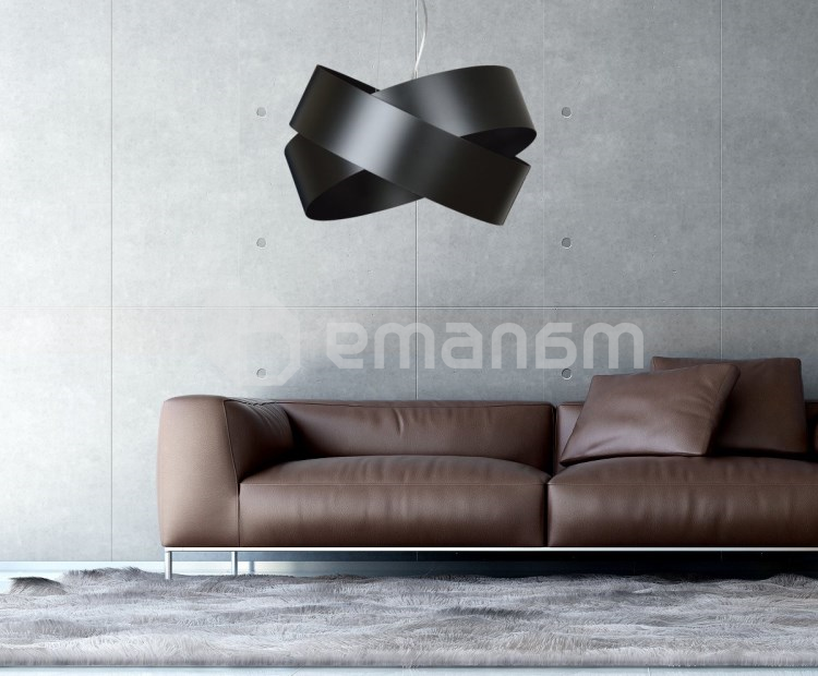 ჭაღი EMIBIG VIENO E27 3x MAX 60W შავი