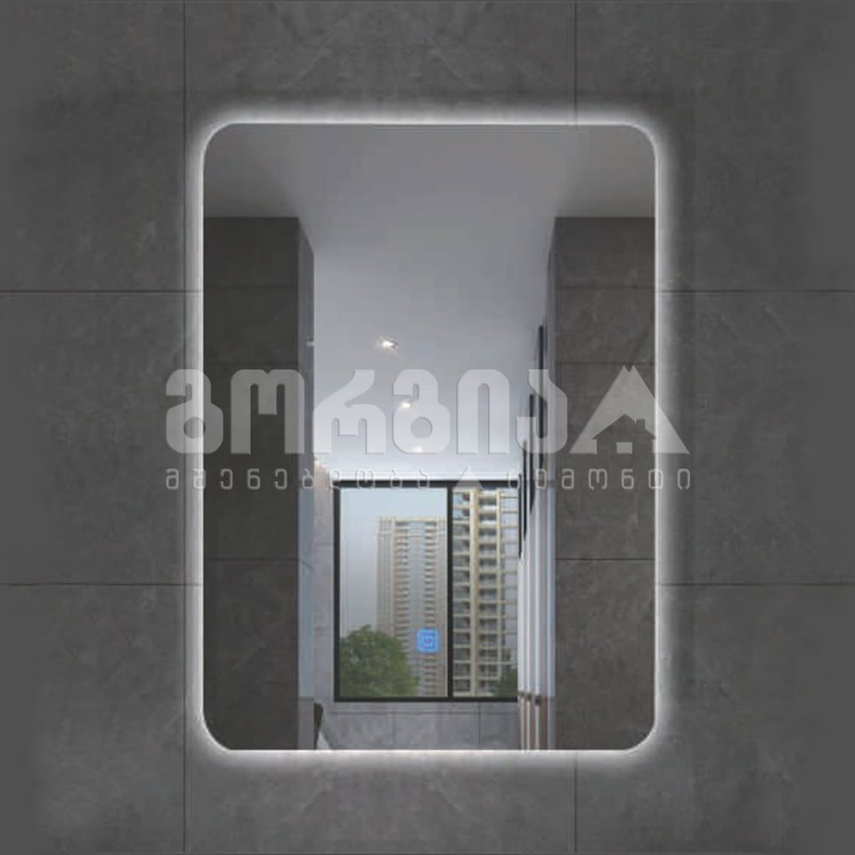 სააბაზანოს სარკე განათებით LED-042-2 80*60