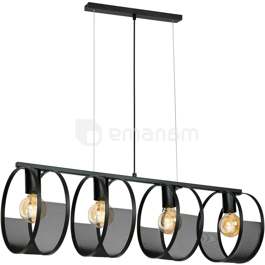 საკიდი Luminex 9736 Siner 4 E27 15W შავი