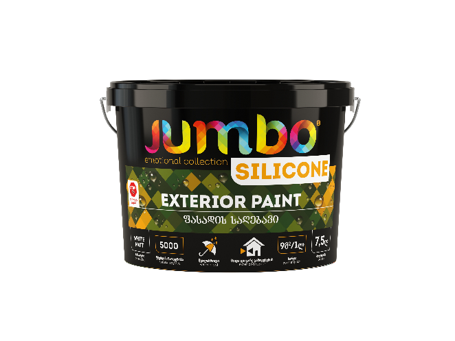JUMBO SILICONE ბაზა C ფასადის საღებავი 3,66კგ